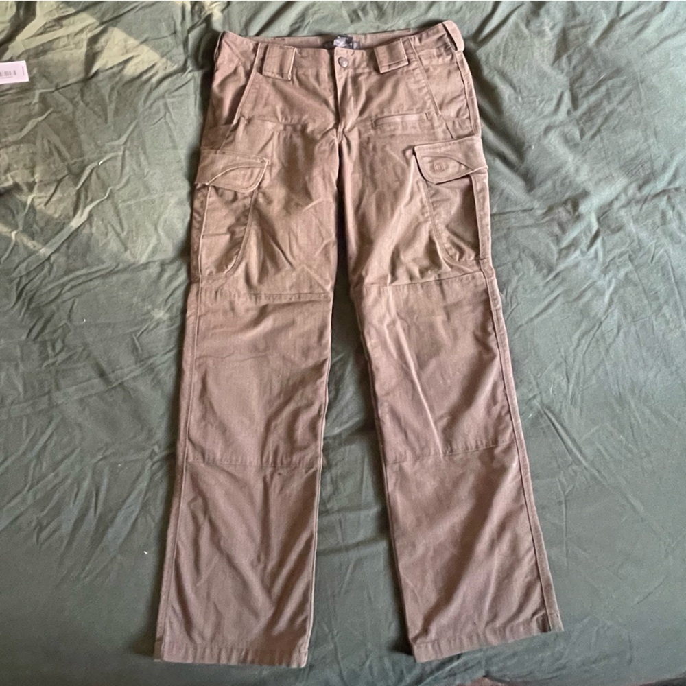 5.11 tactical ripstop stretch cargo pants army green NPS uniform issue women’s 6